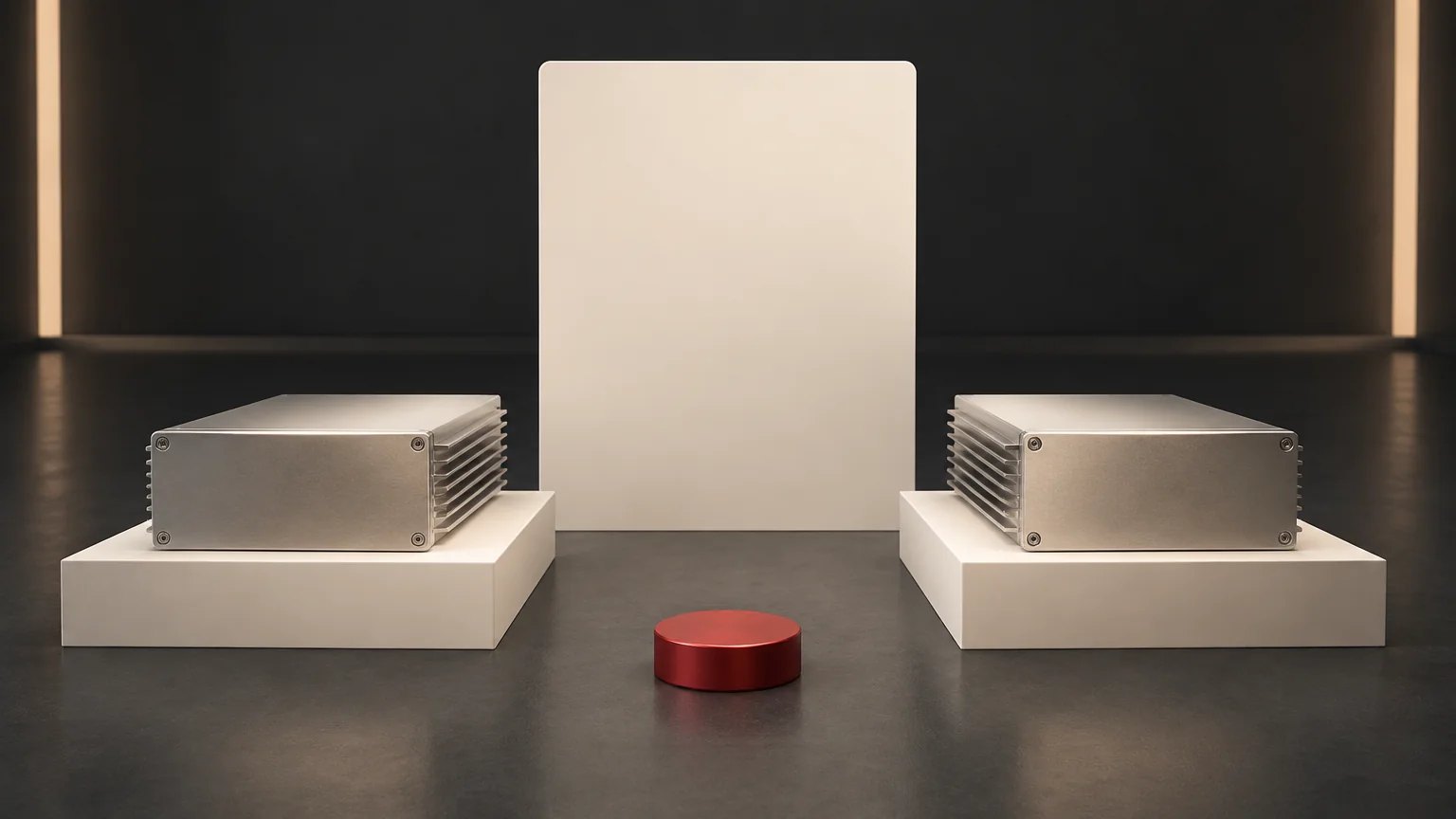 Conceptual editorial illustration for Can Two DC/DC Converter Outputs Be Paralleled; unbranded illustrative equipment, not an actual product, installation, wiring diagram or verified test result.