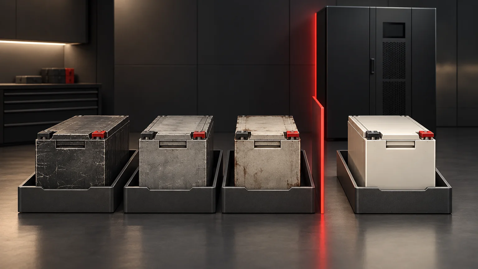 Conceptual engineering illustration: Mixing New and Older UPS Battery Packs: What Must Be Approved.
