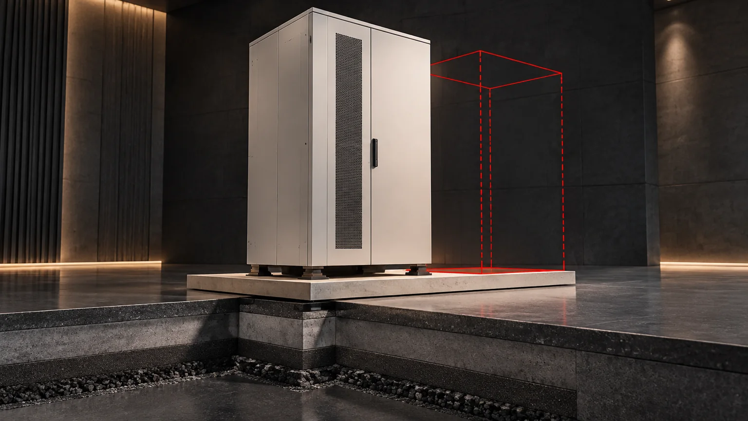 Conceptual engineering illustration: Prepare the Floor-Loading Review for a Transformer-Based UPS.