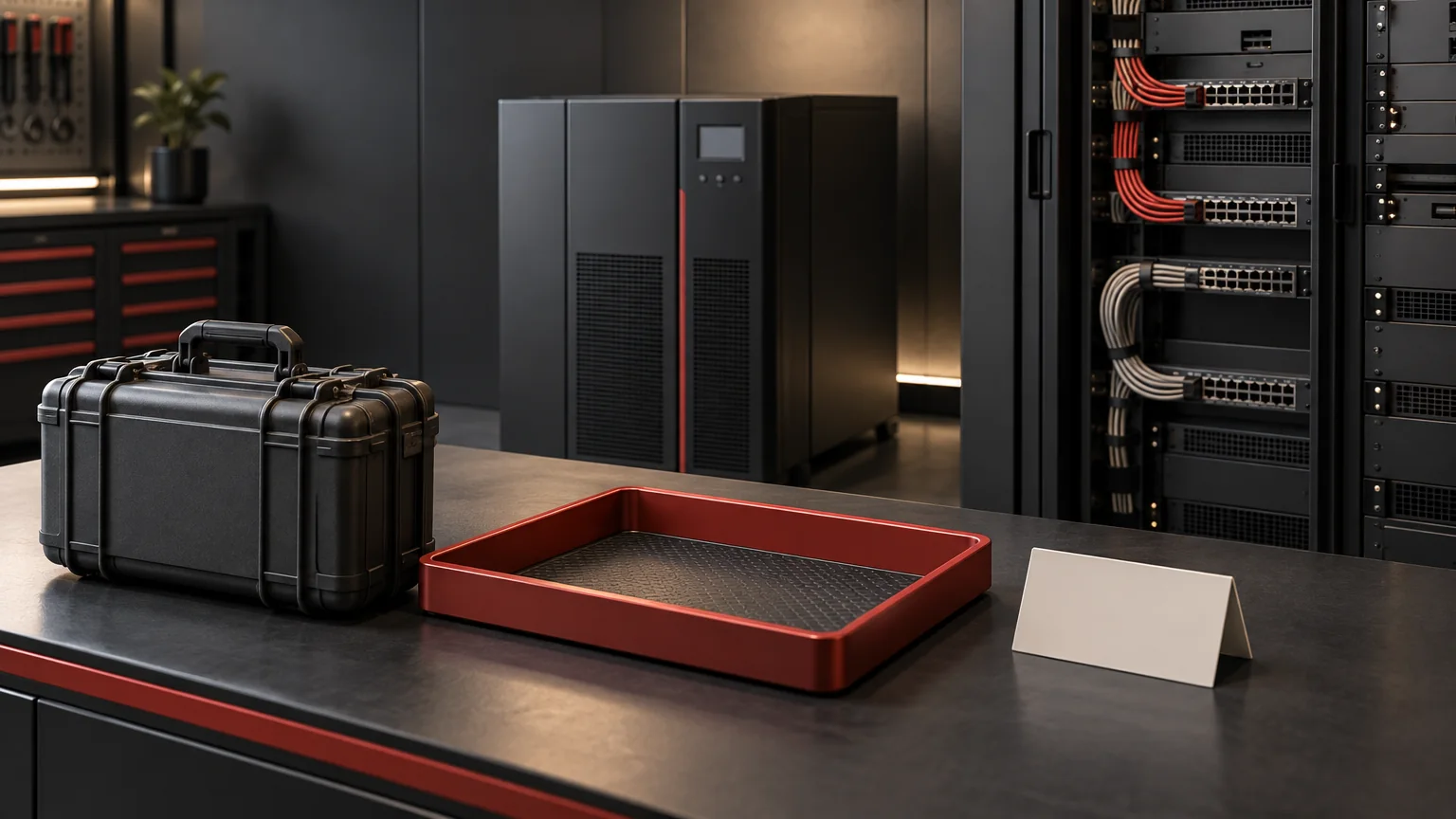 Conceptual engineering illustration: Approve a Temporary IT Rack Without Consuming UPS Reserve Silently.