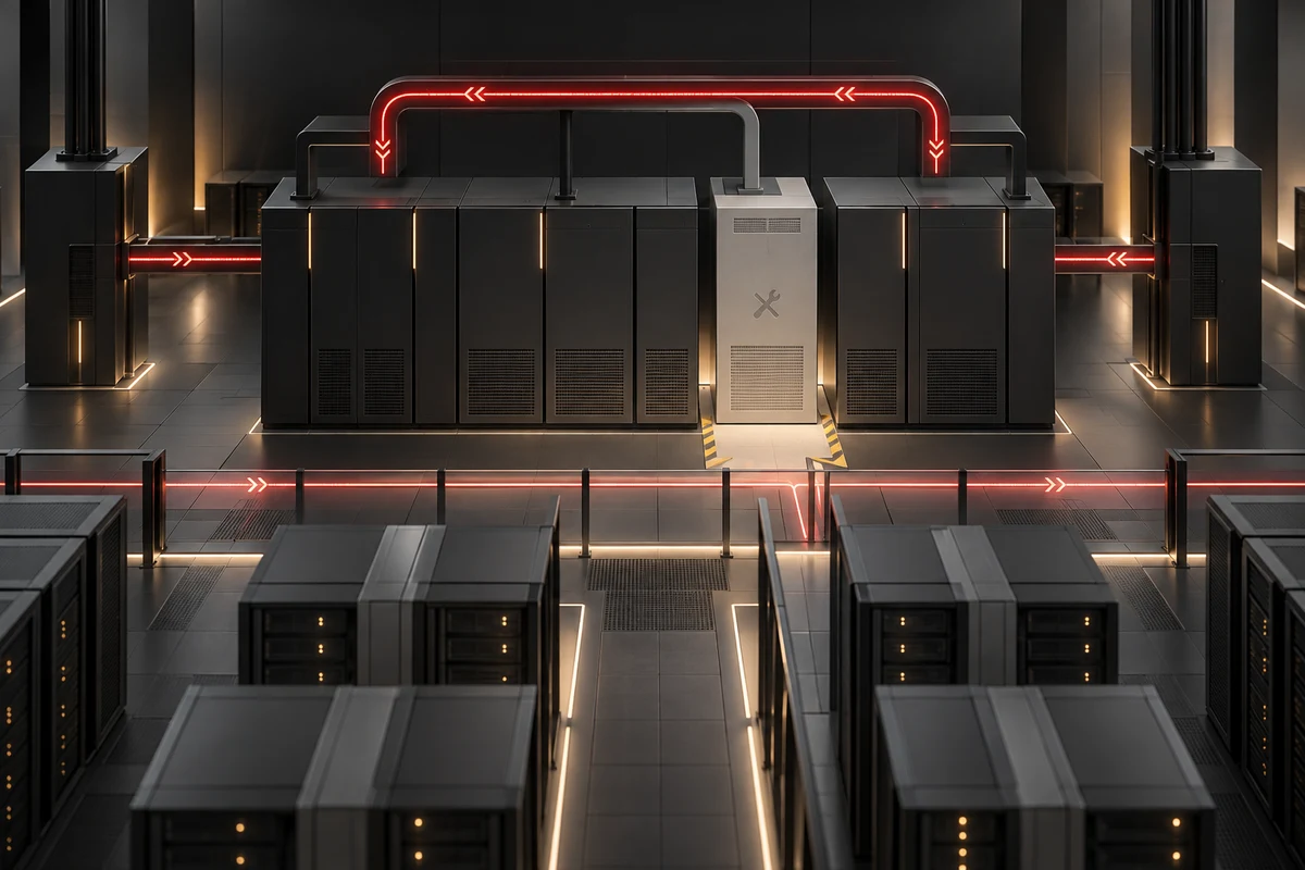 Planning UPS Maintenance Without an Unplanned IT Outage — conceptual engineering illustration